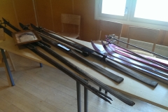 Vanhat urheiluvälineet ja -asut